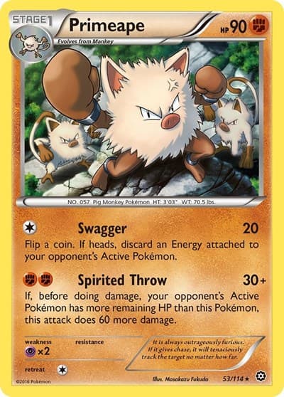 Primeape (Steam Siege)