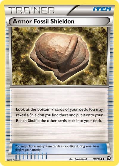 Armor Fossil Shieldon (Steam Siege)
