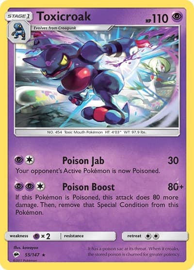 Toxicroak (Burning Shadows)