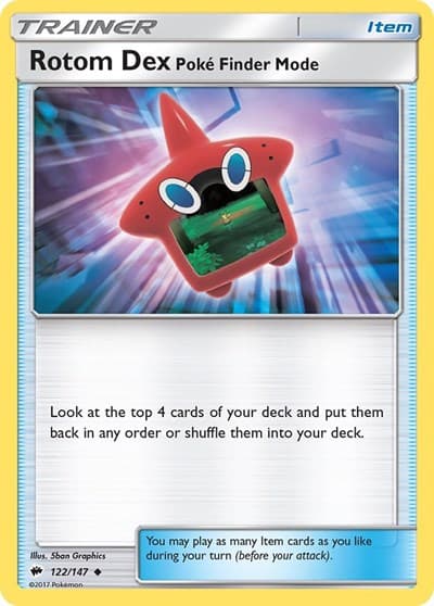 Rotom Dex Poké Finder Mode (Burning Shadows)