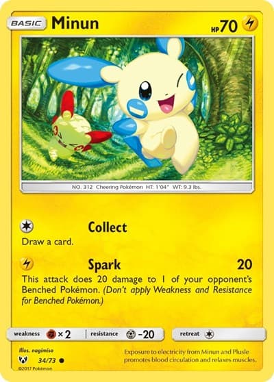 Minun (Shining Legends)