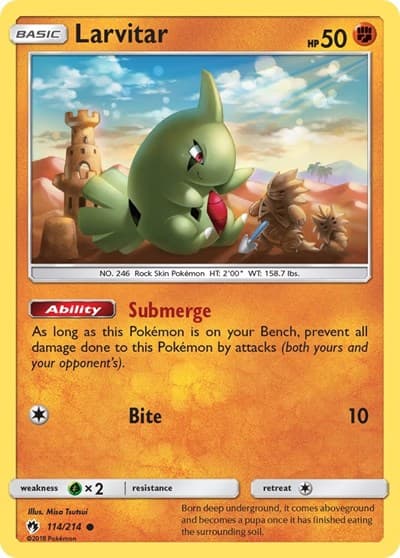 Larvitar (Lost Thunder)