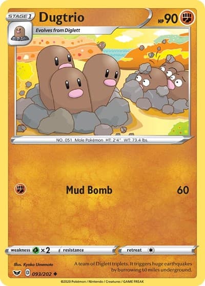 Dugtrio (Sword & Shield)
