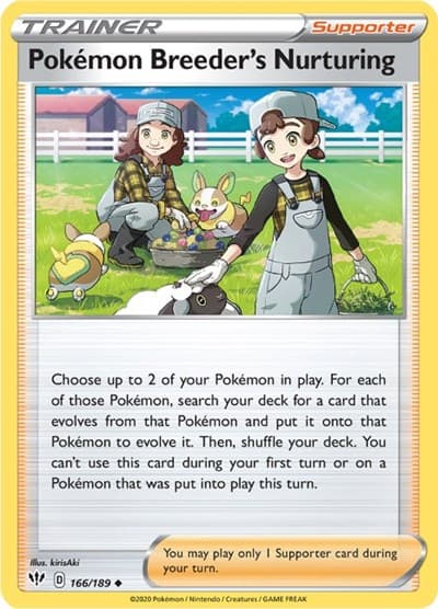 Pokémon Breeder's Nurturing (Darkness Ablaze)