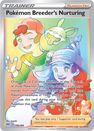 Pokémon Breeder's Nurturing (Darkness Ablaze)