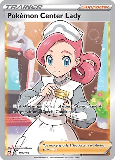 Pokémon Center Lady (Vivid Voltage)