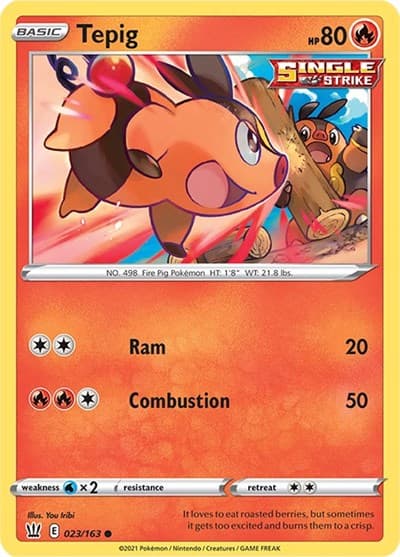 Tepig (Battle Styles)