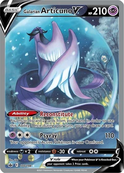 Galarian Articuno V (Chilling Reign)