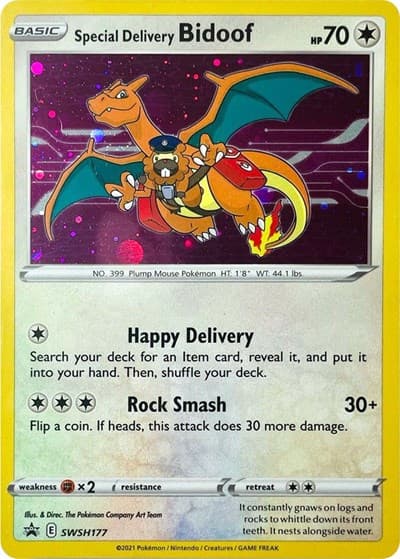 Special Delivery Bidoof (SWSH Promos)