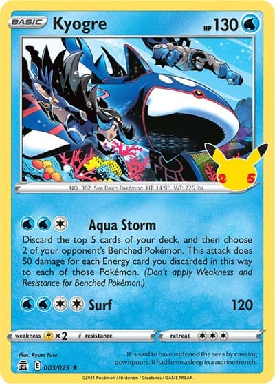 Kyogre (Celebrations)