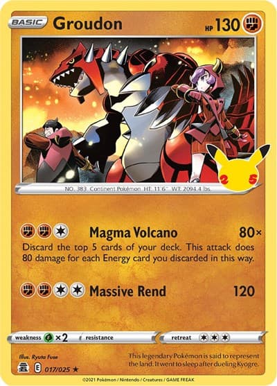 Groudon (Celebrations)