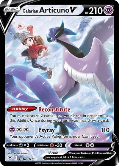 Galarian Articuno V (Astral Radiance)