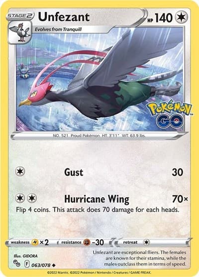 Unfezant (Pokémon GO)