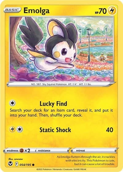 Emolga (Silver Tempest)
