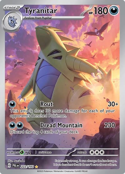 Tyranitar (Paldea Evolved)