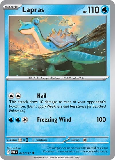 Lapras (Obsidian Flames)