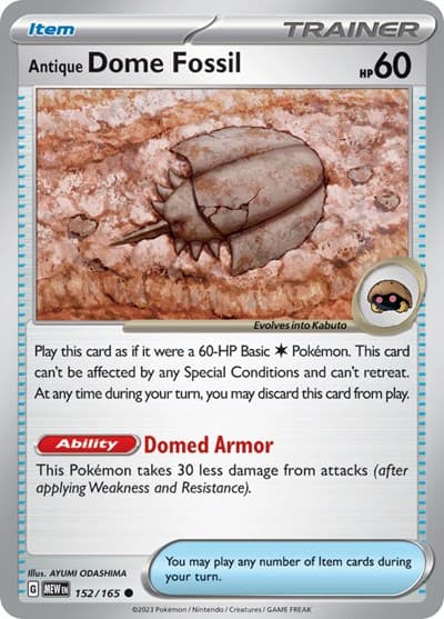 Antique Dome Fossil (151)