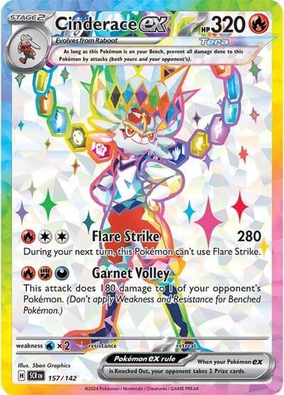Cinderace ex (Stellar Crown)