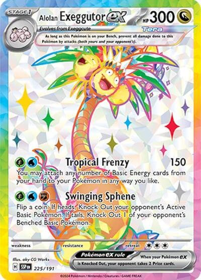Alolan Exeggutor ex (Surging Sparks)
