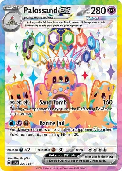 Palossand ex (Surging Sparks)