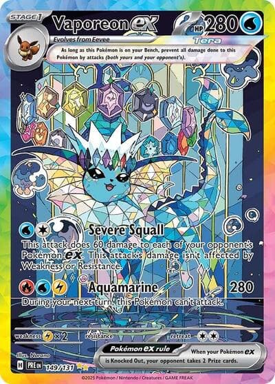 Vaporeon ex (Prismatic Evolutions)
