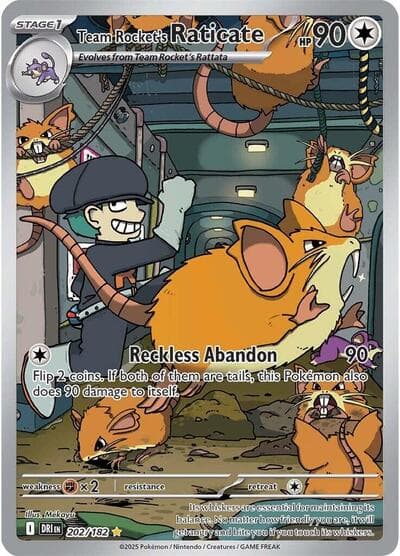 Team Rocket's Raticate (Destined Rivals)