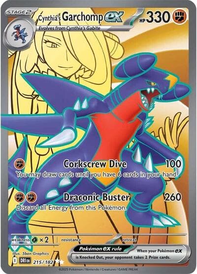 Cynthia's Garchomp ex (Destined Rivals)