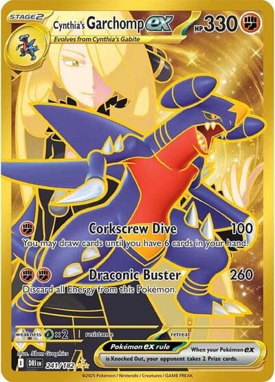 Cynthia's Garchomp ex (Destined Rivals)