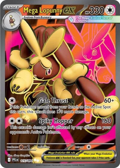 Mega Lopunny ex (Phantasmal Flames)
