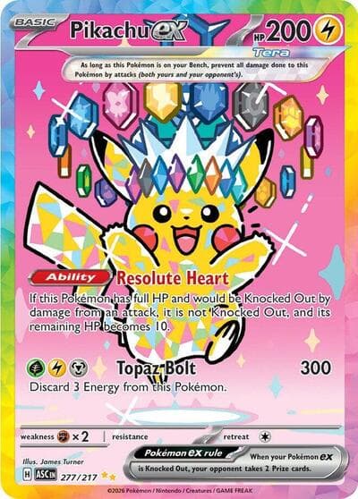 Pikachu ex (Ascended Heroes)