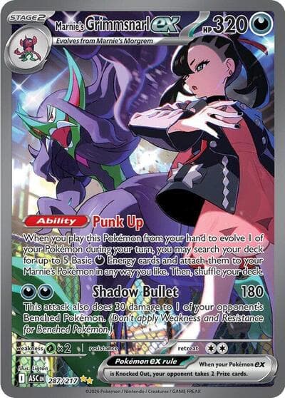 Marnie's Grimmsnarl ex (Ascended Heroes)