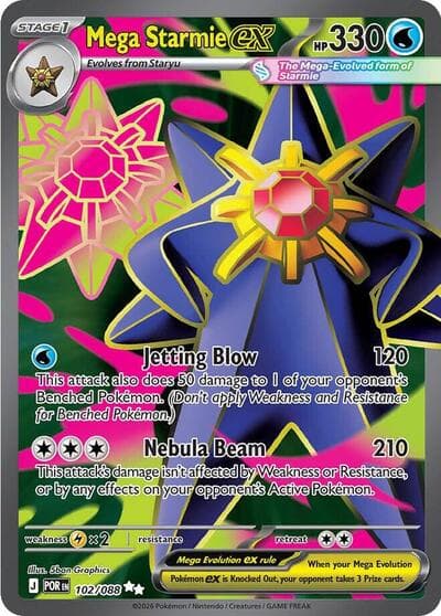 Mega Starmie ex (Perfect Order)