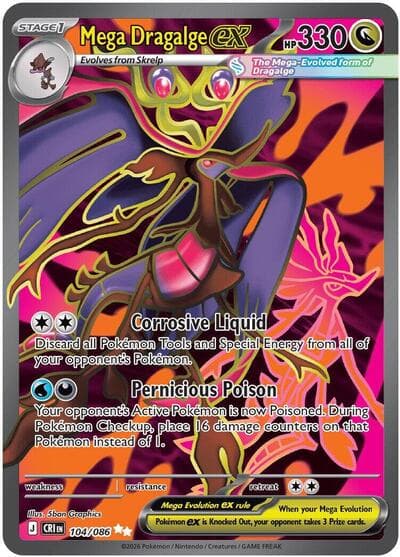 Mega Dragalge ex (Chaos Rising)
