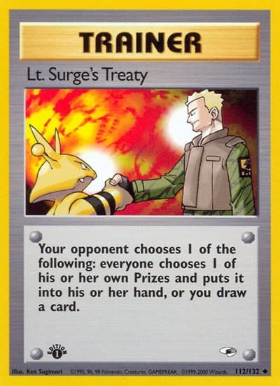 Lt. Surge's Treaty (Gym Heroes)