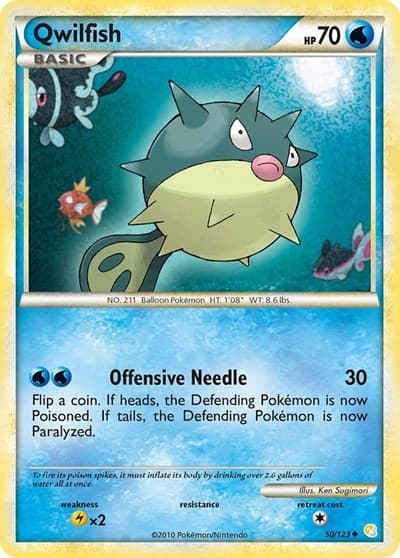 Qwilfish (HeartGold & SoulSilver)