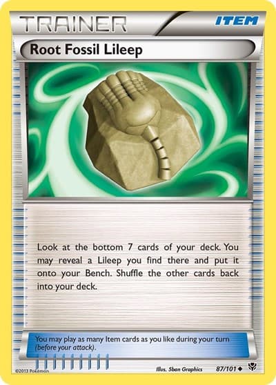 Root Fossil Lileep (Plasma Blast)