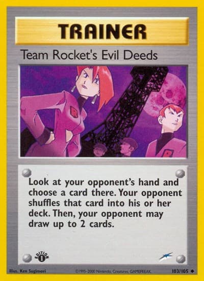 Team Rocket's Evil Deeds (Neo Destiny)