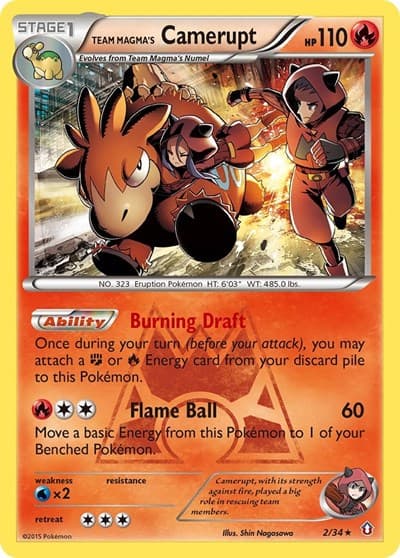 Team Magma's Camerupt (Double Crisis)