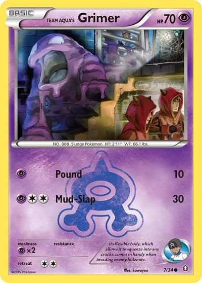 Team Aqua's Grimer (Double Crisis)