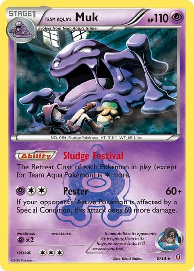 Team Aqua's Muk (Double Crisis)