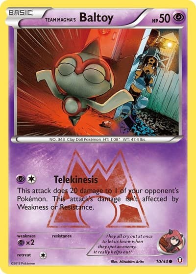 Team Magma's Baltoy (Double Crisis)