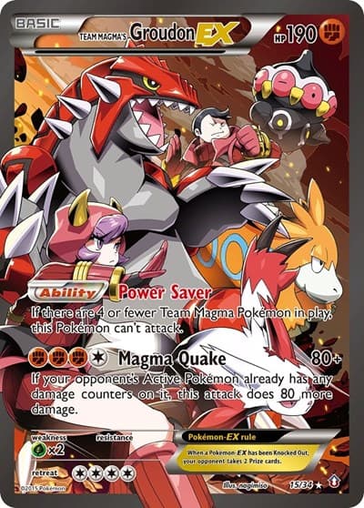 Team Magma's Groudon-EX (Double Crisis)
