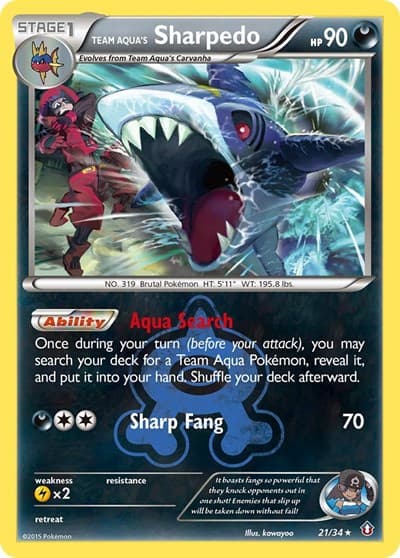 Team Aqua's Sharpedo (Double Crisis)