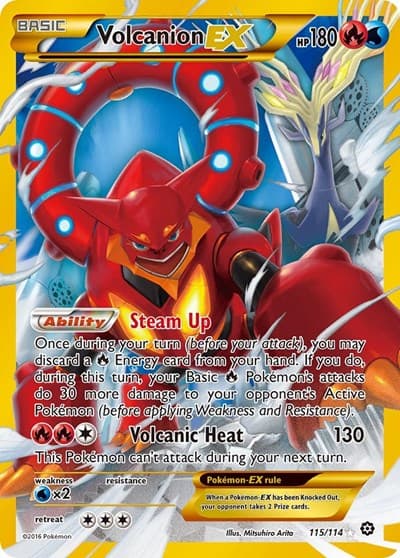 Volcanion-EX (Steam Siege)
