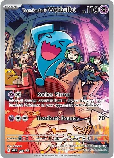 Team Rocket's Wobbuffet (SV Promos)