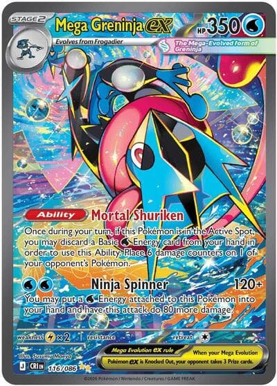 Mega Greninja ex (Chaos Rising)